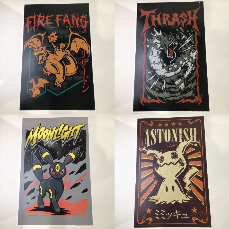 ポケモン 海外ポケモンセンター 限定 ポスター 9枚セット ピカチュウ