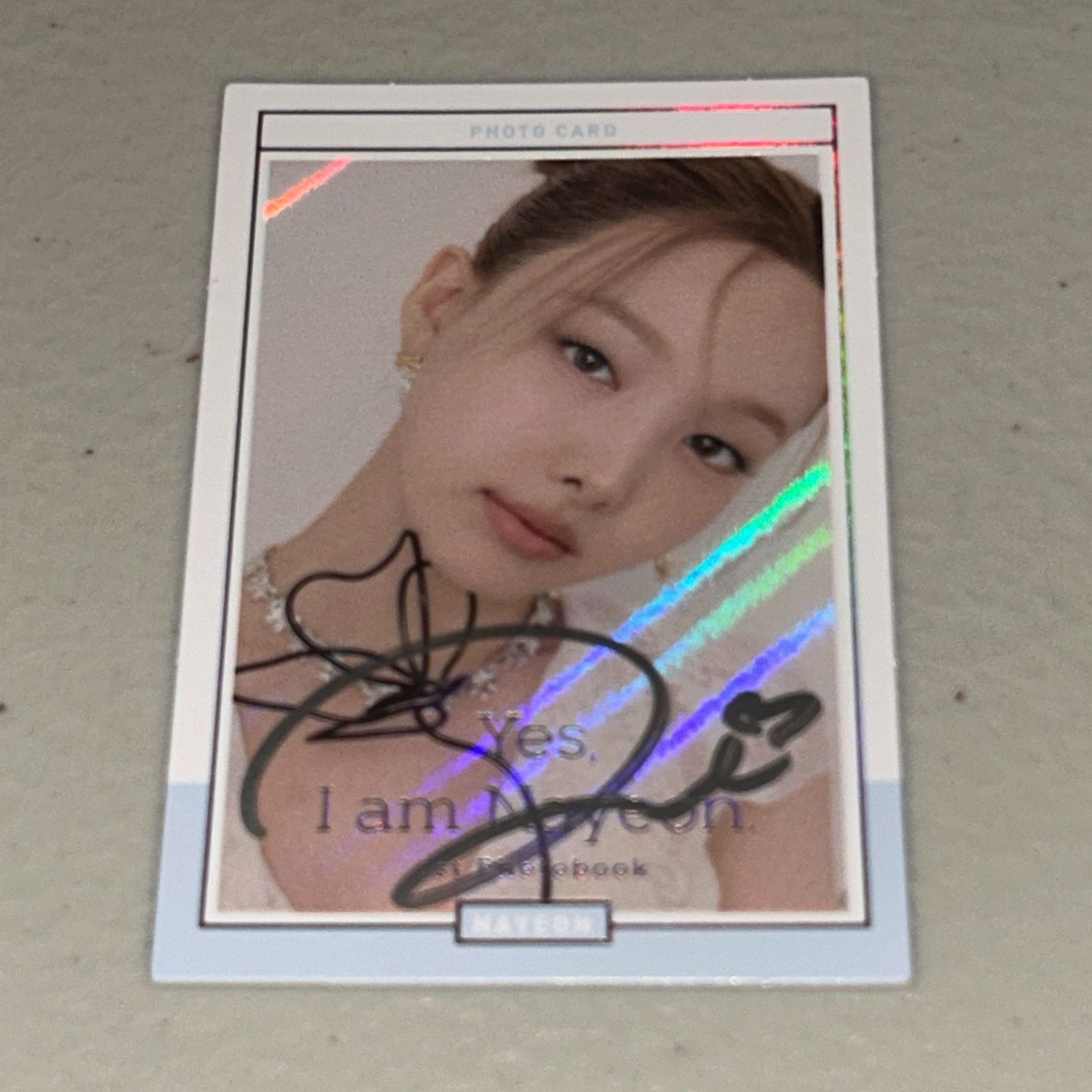 NAYEON 直筆サイン入りチェキ TWICE ナヨン チェキ NAYEON TWICEナヨン