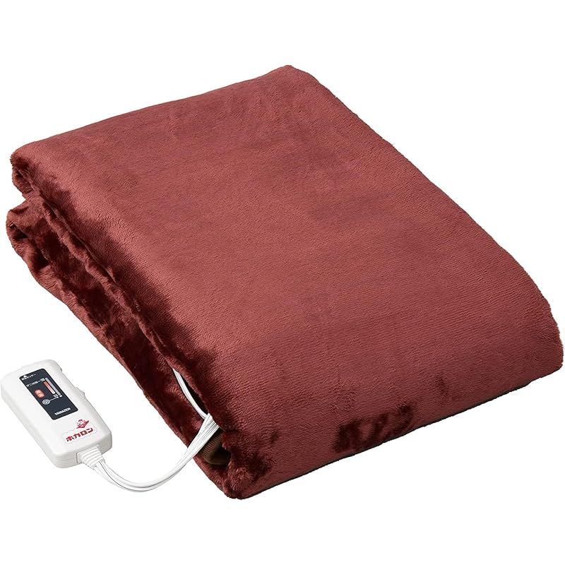 AZ kiYAMAZEN 洗えるふんわり電気毛布 ADM-221(CBR) YAMAZEN 布団
