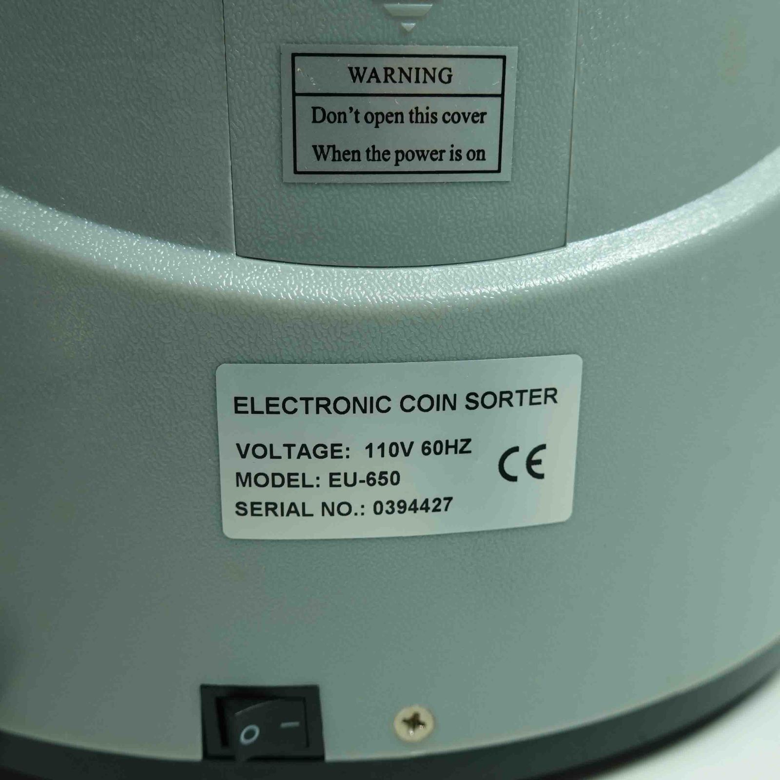 中古 コインカウンター 自動 ポータブル 硬貨 計数機 電動 高速 グレ