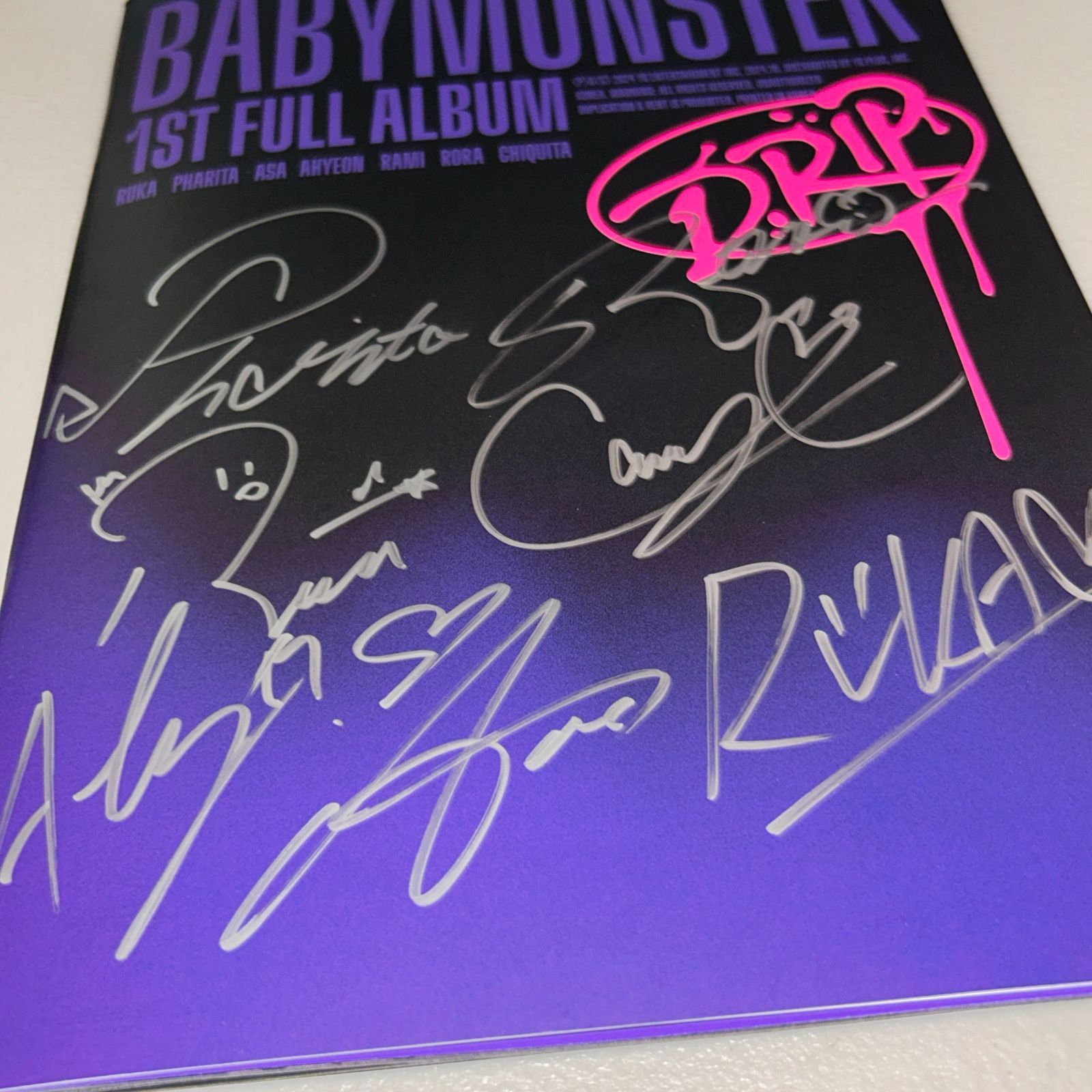 babymonster ラミ 直筆サイン 8/17 BABYMONSTER ラミ 直筆サイン