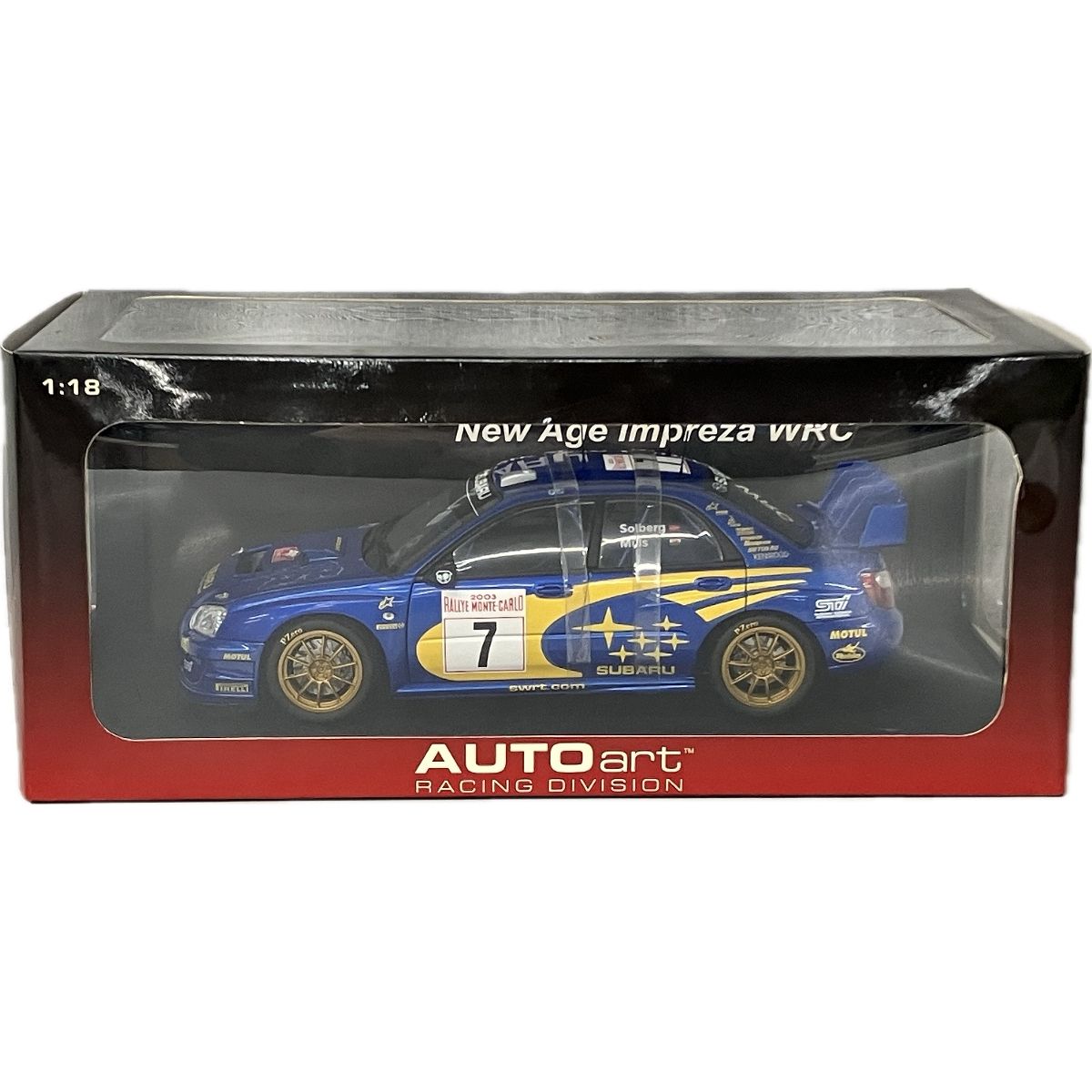 ジャンク】オートアート 1/18 impreza 22b Blue AUTOart 1/18 SUBARU