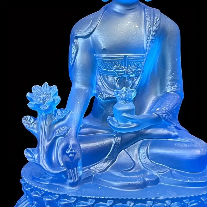 オールドチベット ガウ携帯祭壇『薬師如来』仏像窓銀製装飾手造り打出