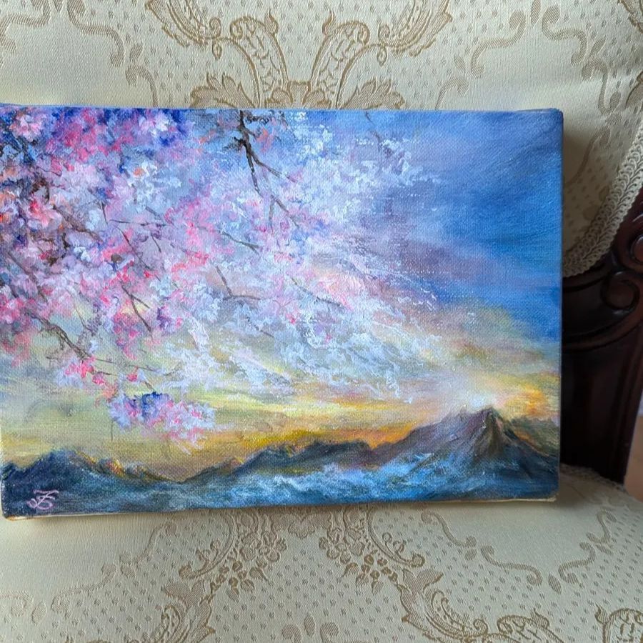 風景画 油彩画 Searl 作