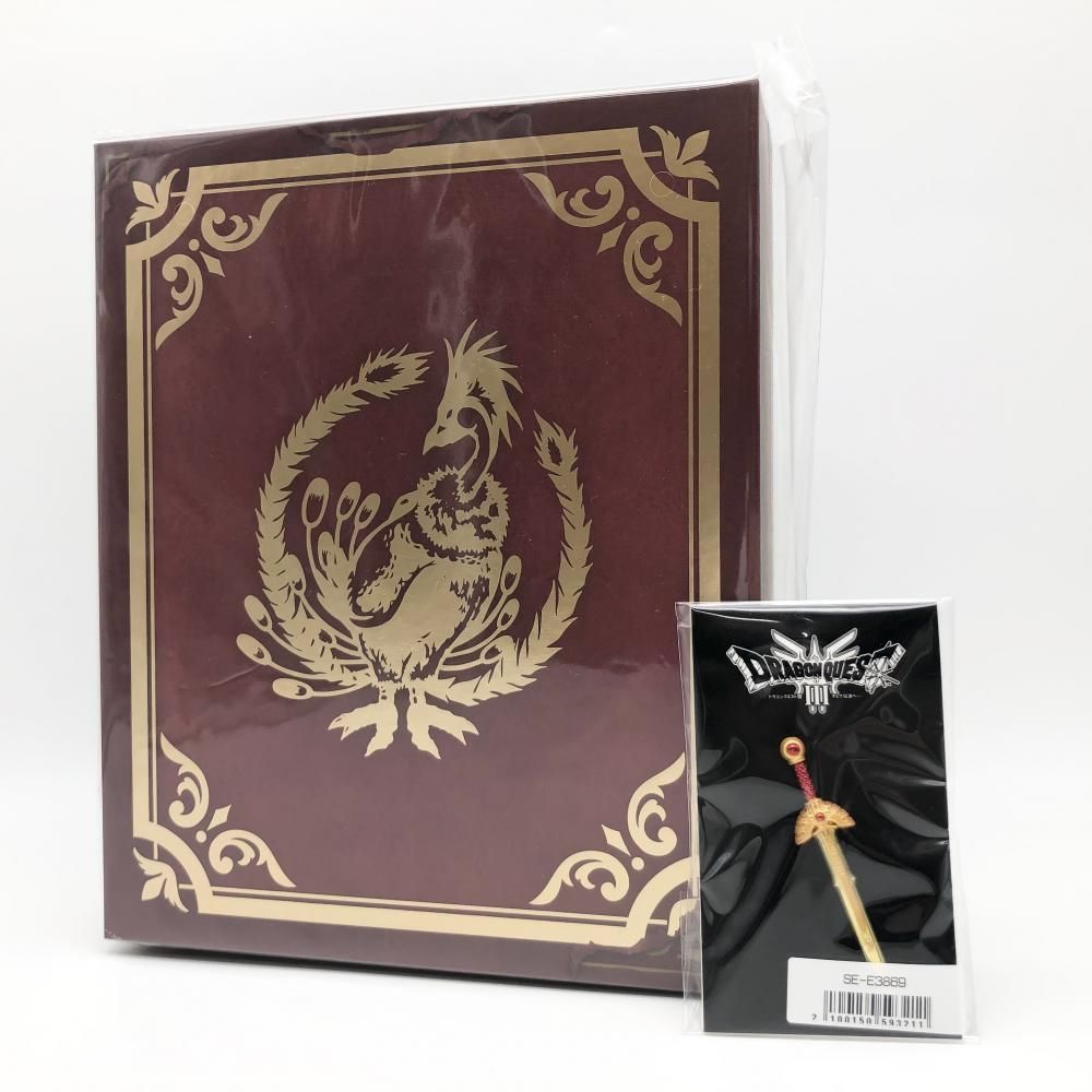 ドラゴンクエストIII Switch + ロトの剣ピンバッジ+ブック型収納BOX