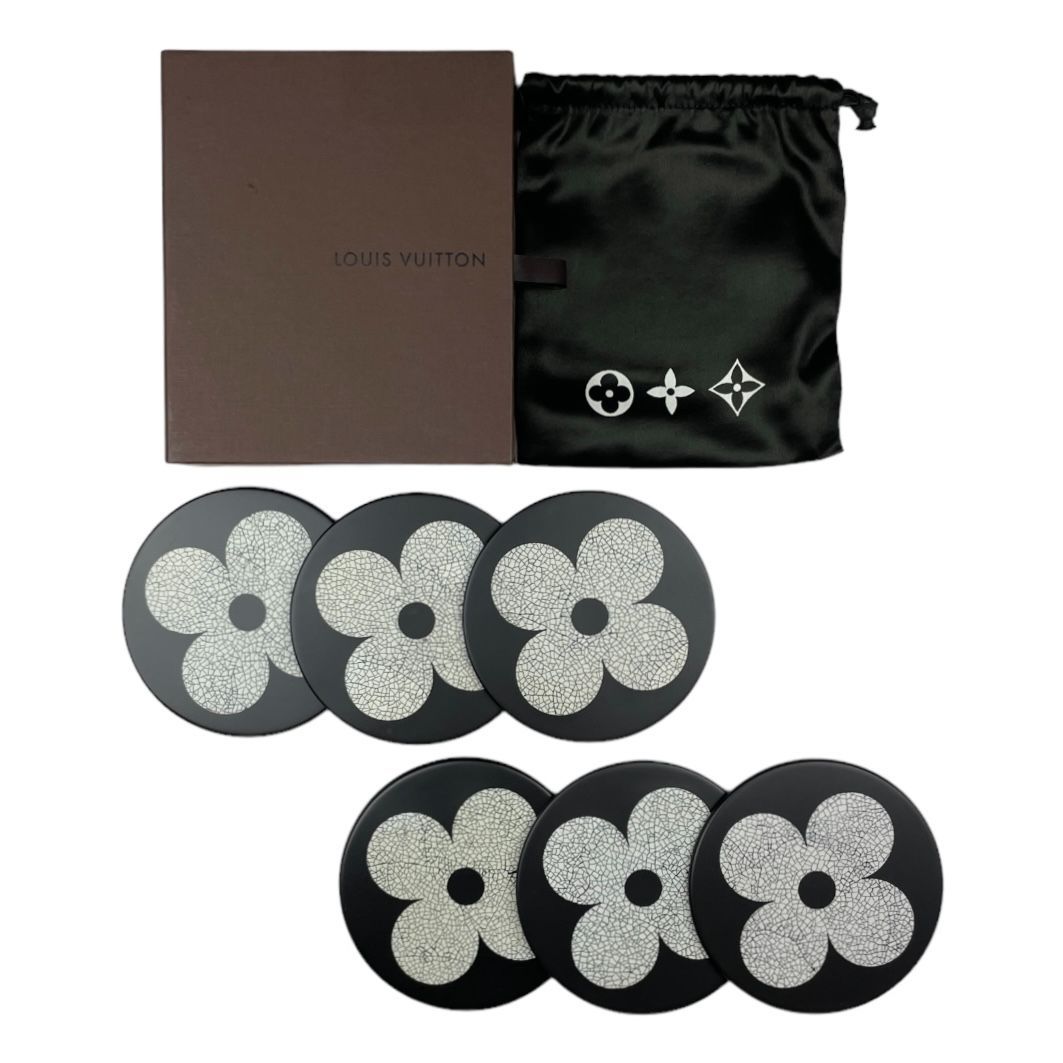 入手困難 新品 LOUIS VUITTON ルイヴィトン 漆と卵殻のコースター 入手