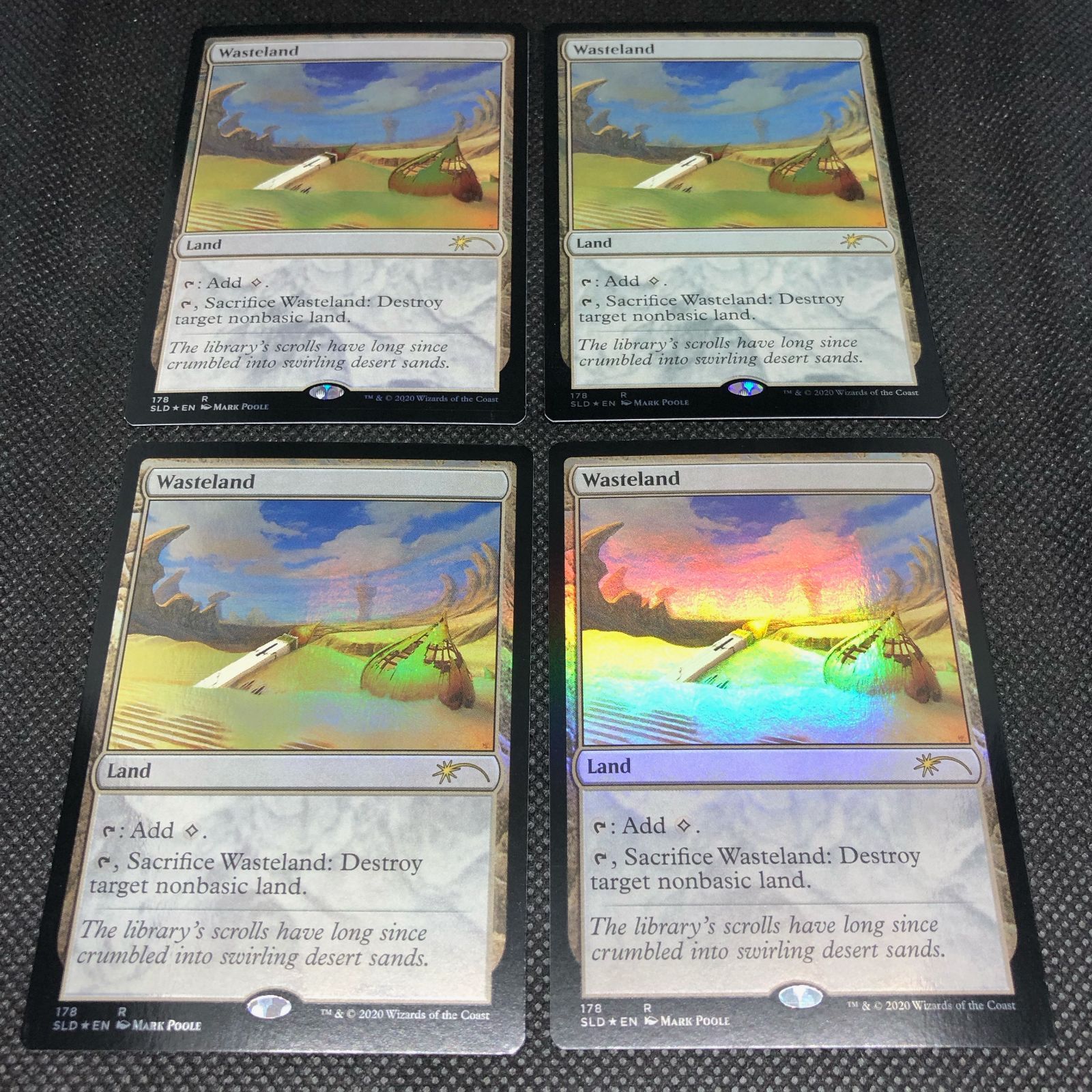 MTG 不毛の大地 Wasteland [TMP] 英語版4枚セット 不毛の大地 英語 4枚