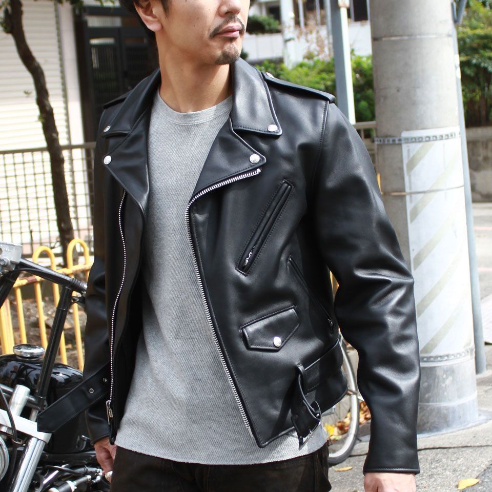 日曜限定価格Schott ブラック レザーライダースジャケット 36 楽天市場