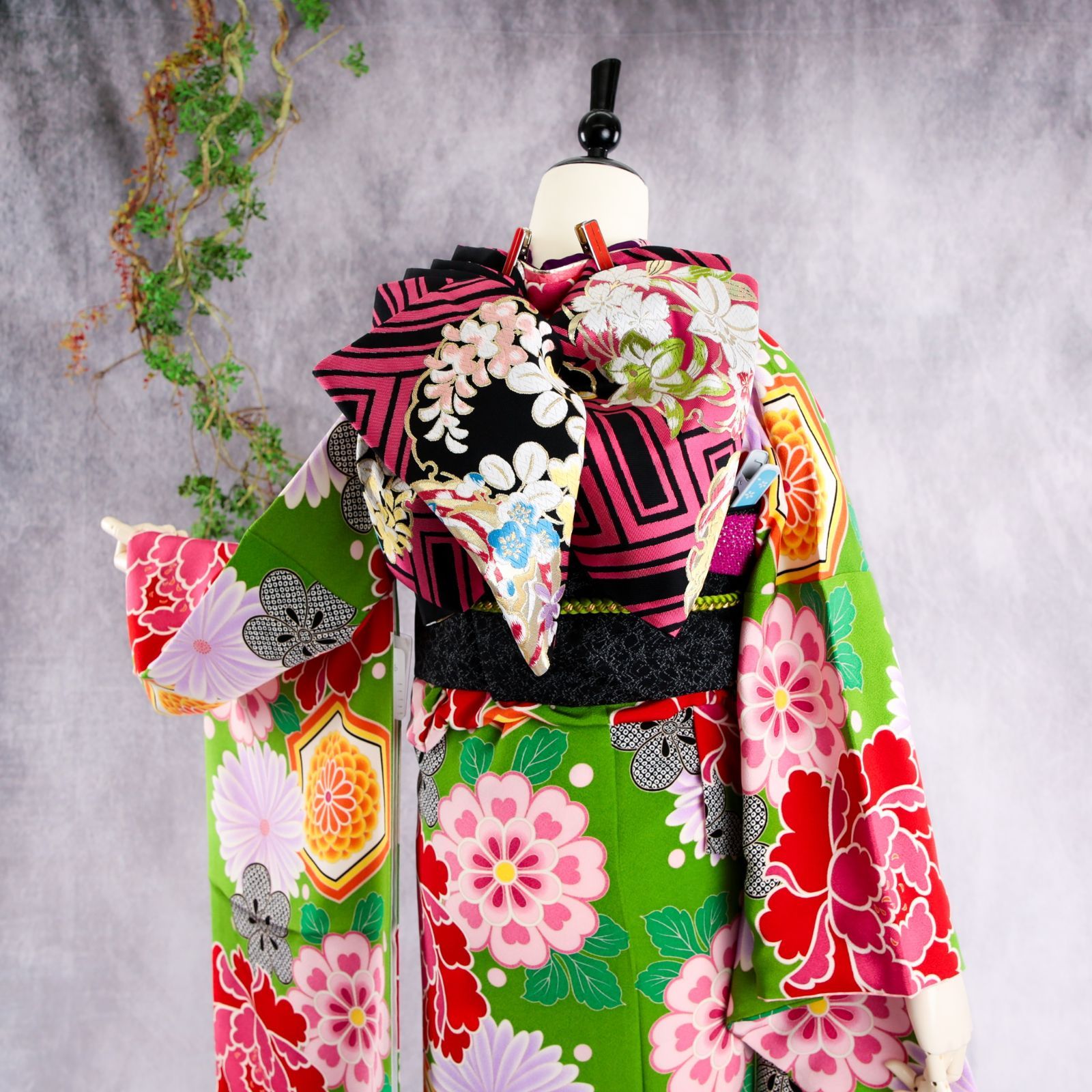 アンティーク 着物 大正ロマン 振袖 正絹 平和屋着物○アンティーク