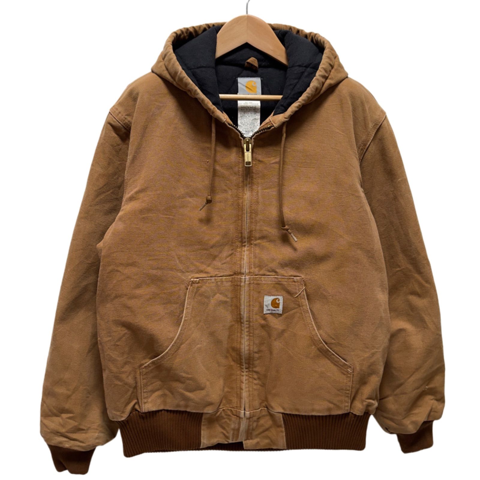 カーハートcarhartt アクティブジャケットワークブラウン焦茶