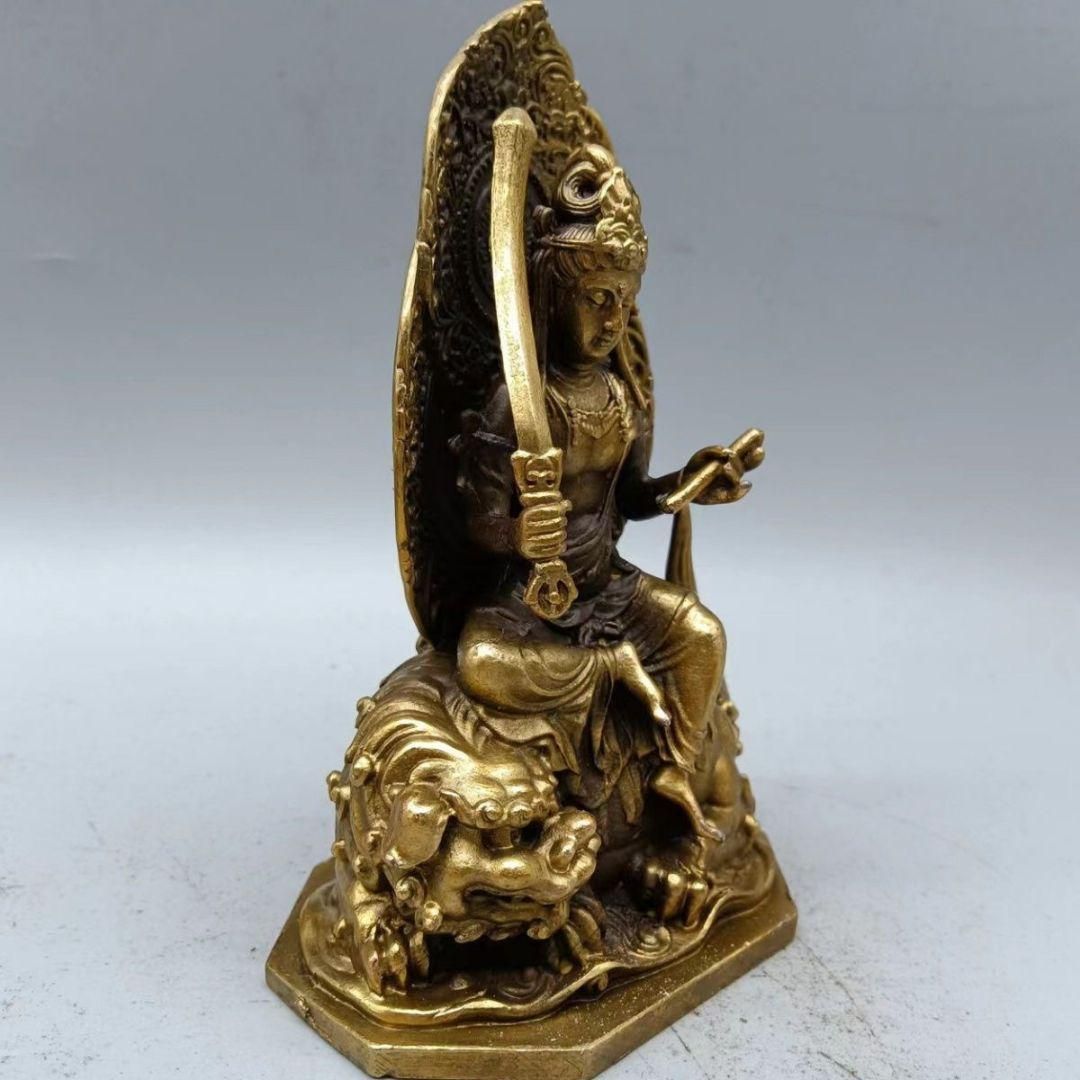 仏教美術 龍尊王 蛇王菩薩 銅像 節約 開運 鎮宅 守護 風水 工芸品 置物