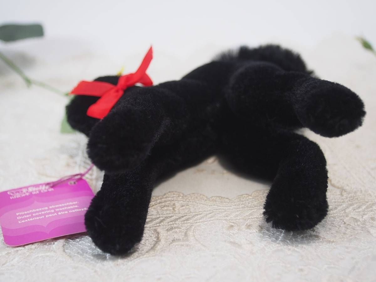 ☆シュタイフ☆Black Tom Cat 14cm☆ブラックトムキャット/黒猫 シュタイフ