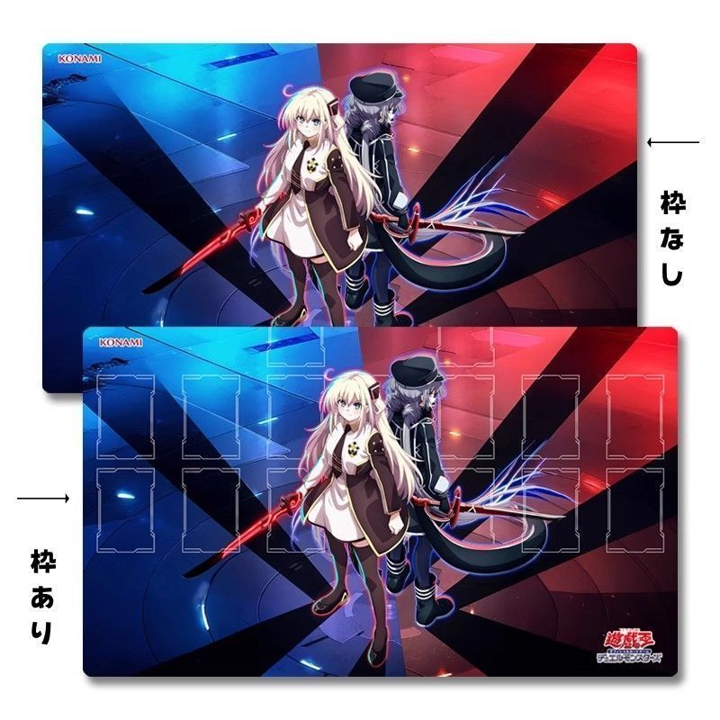 YCSJ 遊戯王 閃刀姫 ロゼ レイ プレイマット デュエルセット2 遊戯王