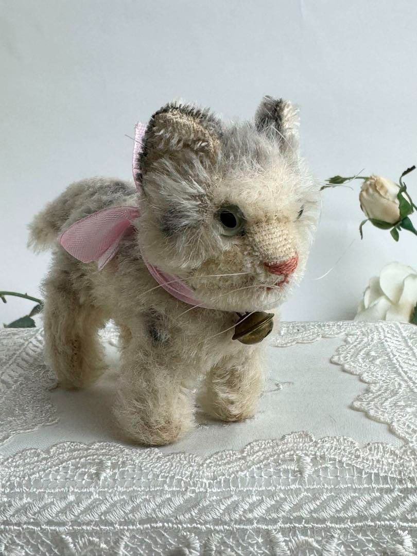 送料無料☆シュタイフ☆Cat 販売済み Tabby 10cm☆タビーキャット/ねこ