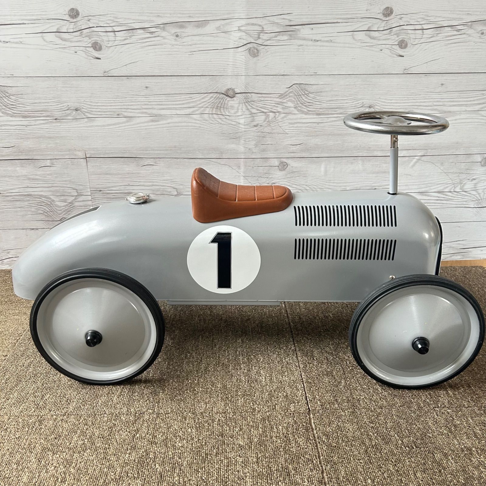 良品】希少 アルタバーグ クラシック レーシングカー キックカー VILAC