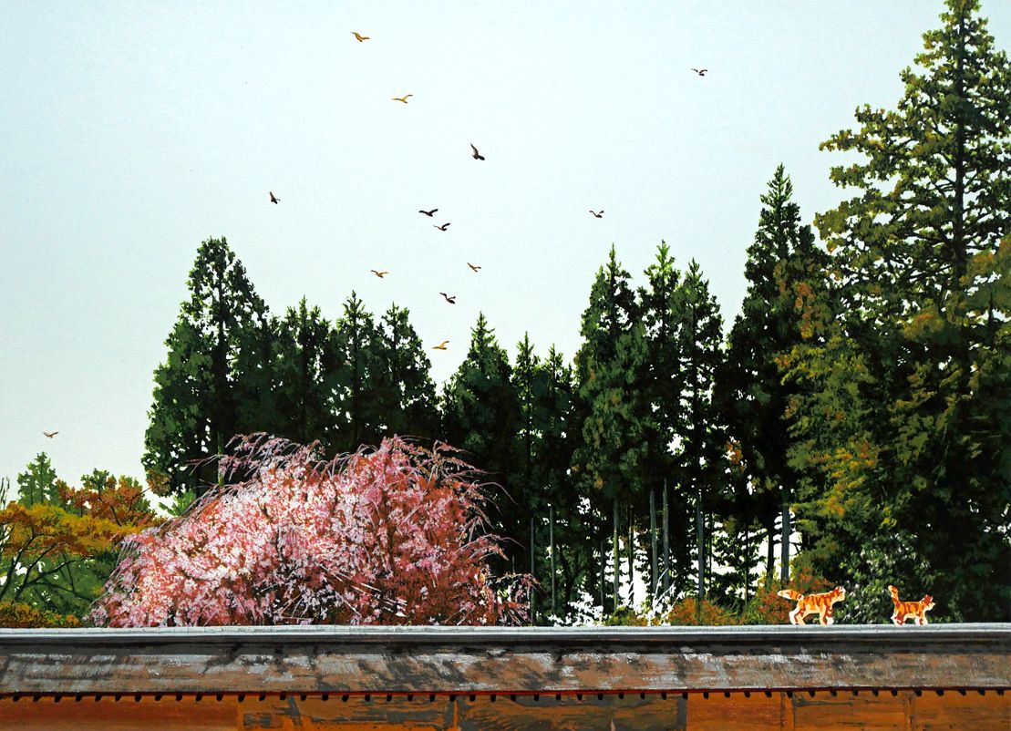 山形 博導（ヒロ ヤマガタ）「日本のエッセンス 龍安寺」シルク