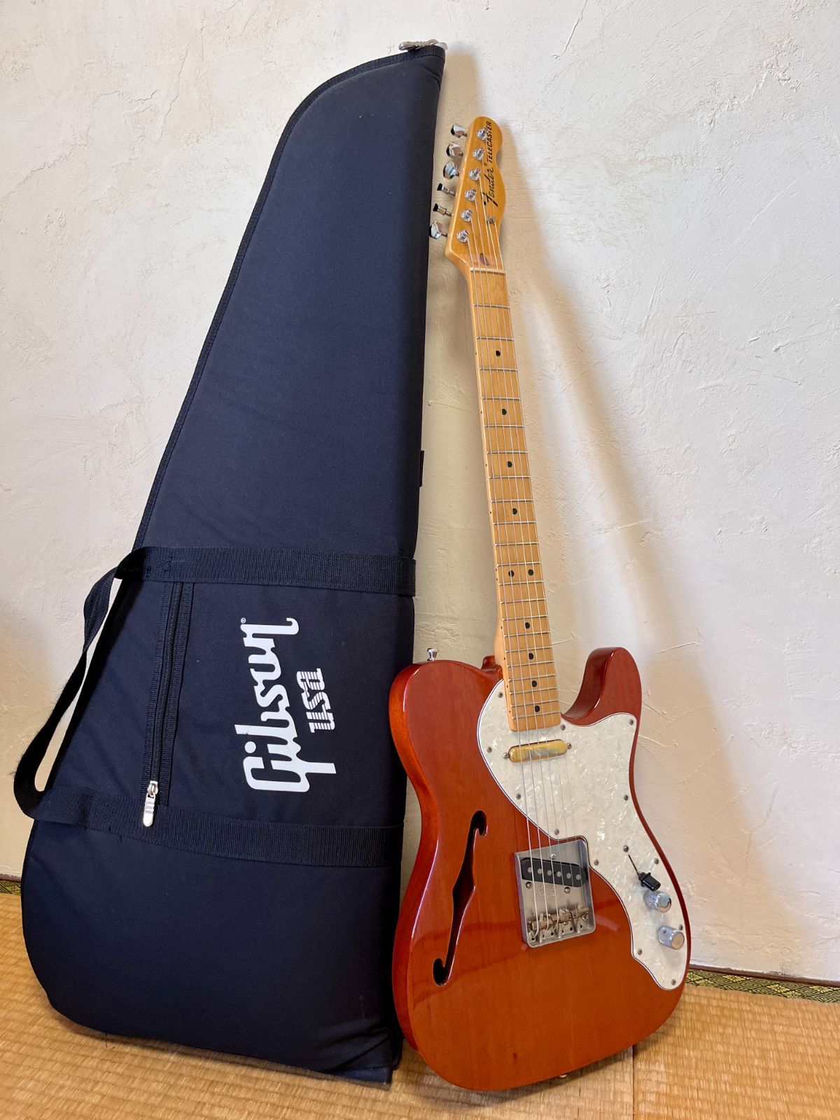 限定Fender Flagship Tokyo Leather Keychain 限定Fender Flagship