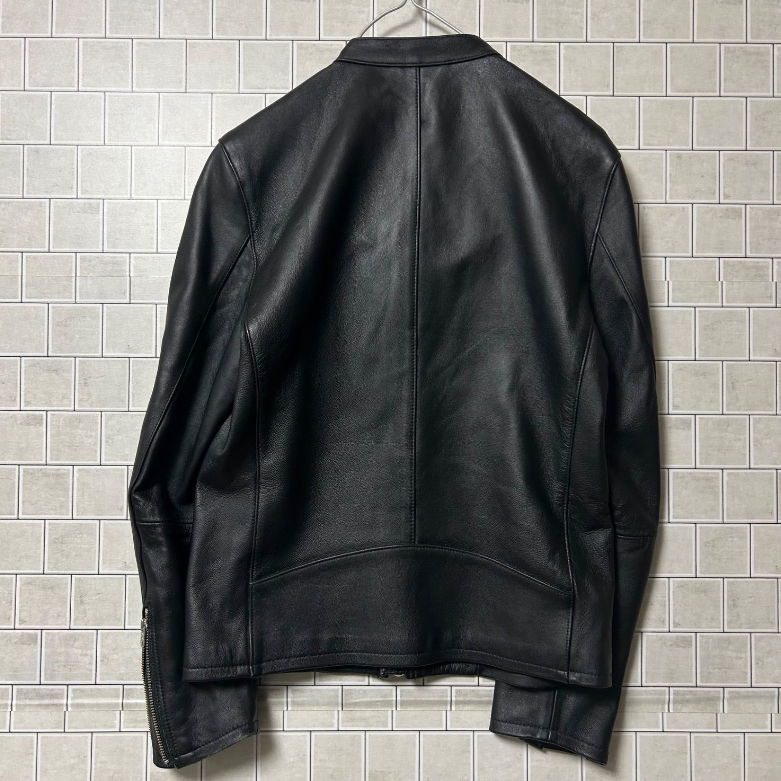 RAGEBLUE レイジブルー ラムレザージャケット シングルライダース