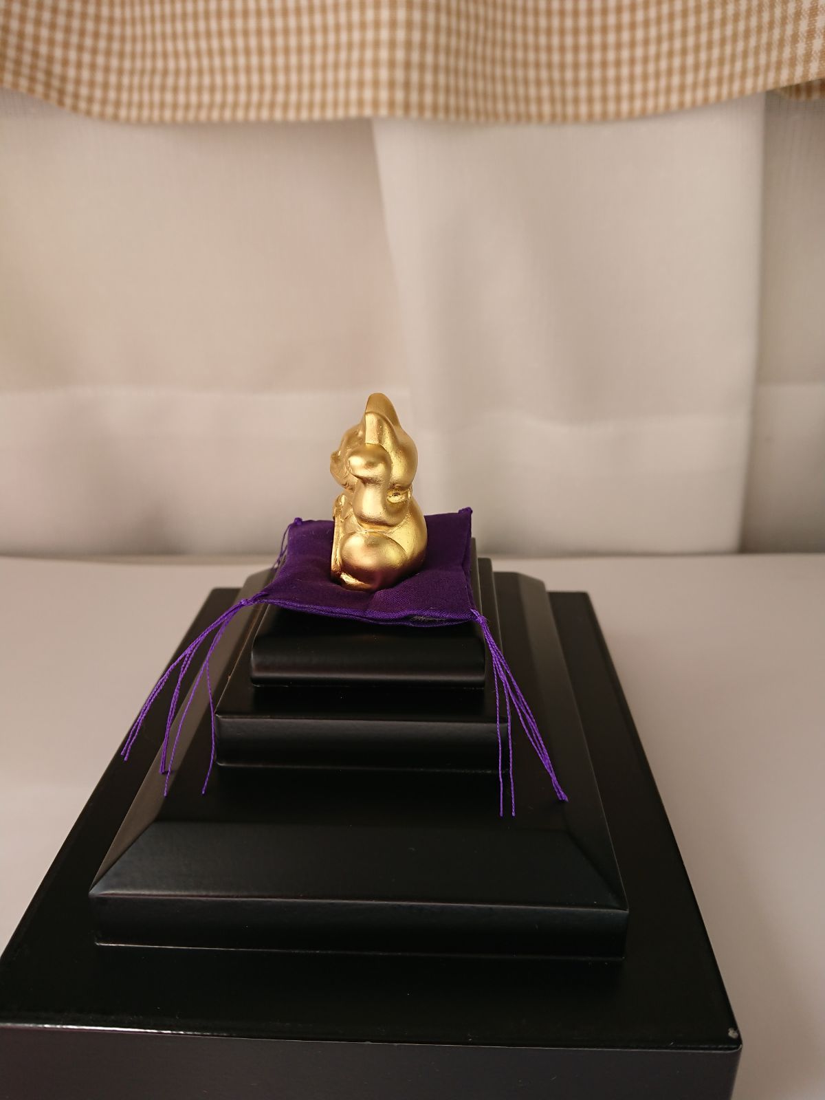 光則作純金製招き猫小判10グラム 三越特選ケース付き携帯袋付き 光則作