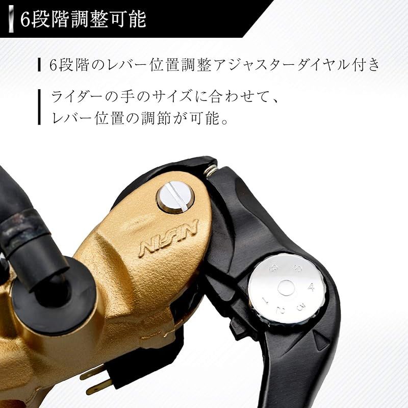 デイトナ(Daytona) NISSIN(ニッシン) バイク用 ラジアル ブレーキ