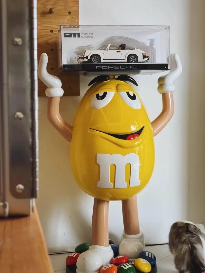 レア エムアンドエムズ ストアディスプレイ フィギュア ブルー MMs