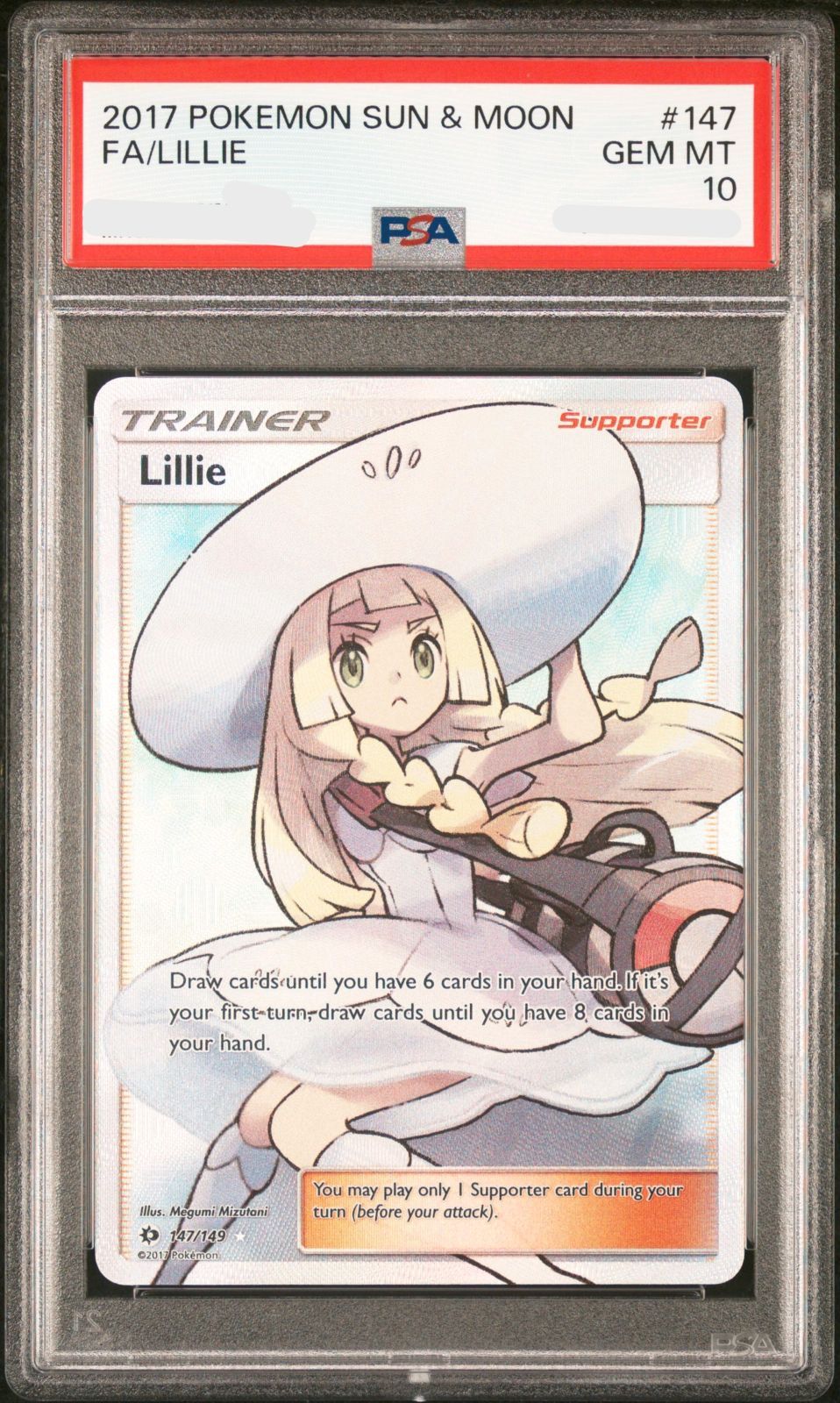 PSA10】 リーリエ 帽子 147/149 英語版 ポケモンカード ポケカ