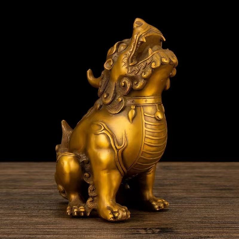 獅子 ライオン 置物 オブジェ 豪華 風水グッズ オーナメント 装飾品