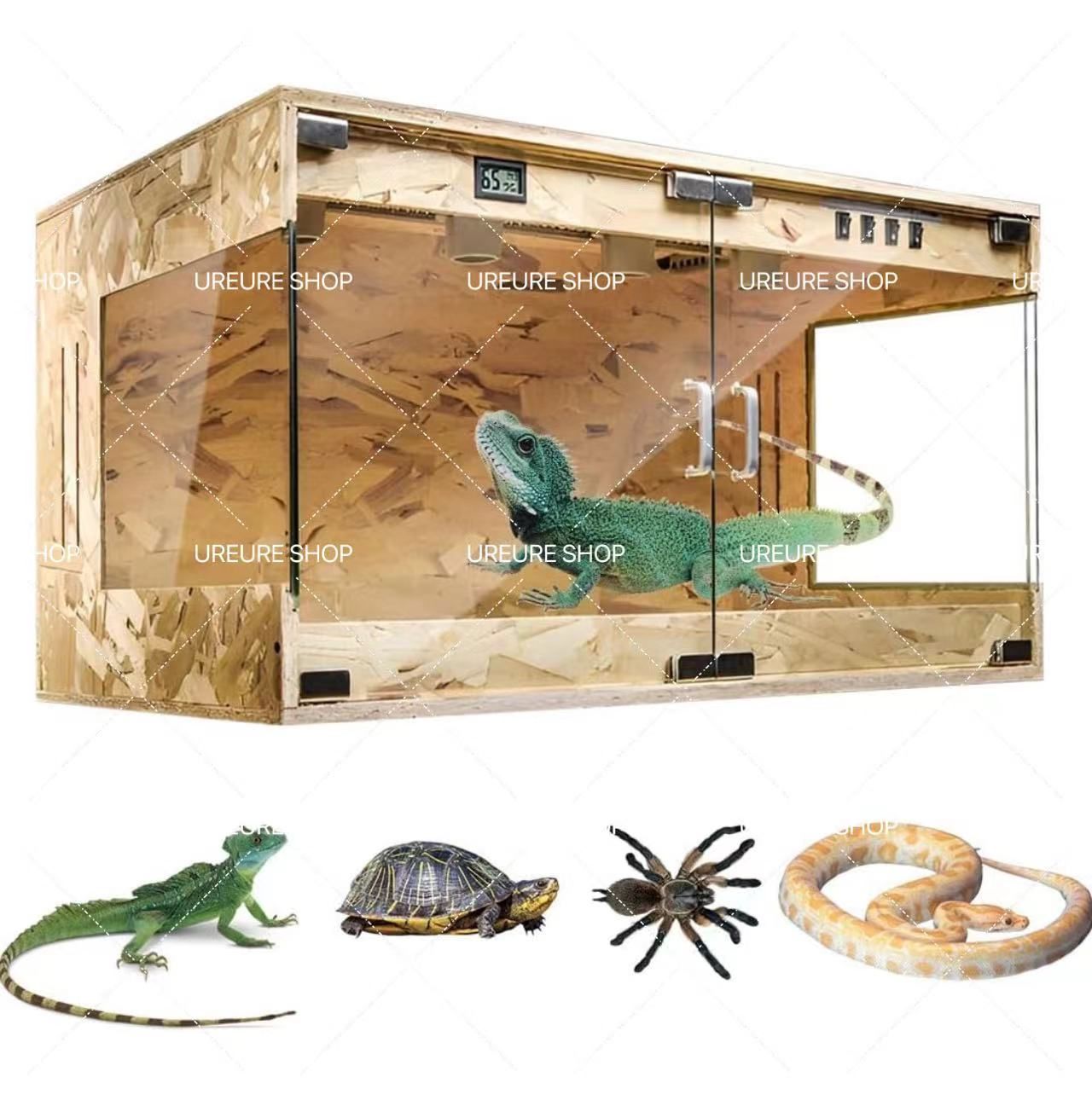 大得価，お得 爬虫類ケージ 90×45×45㎝ リクガメ フトアゴ ゲージ