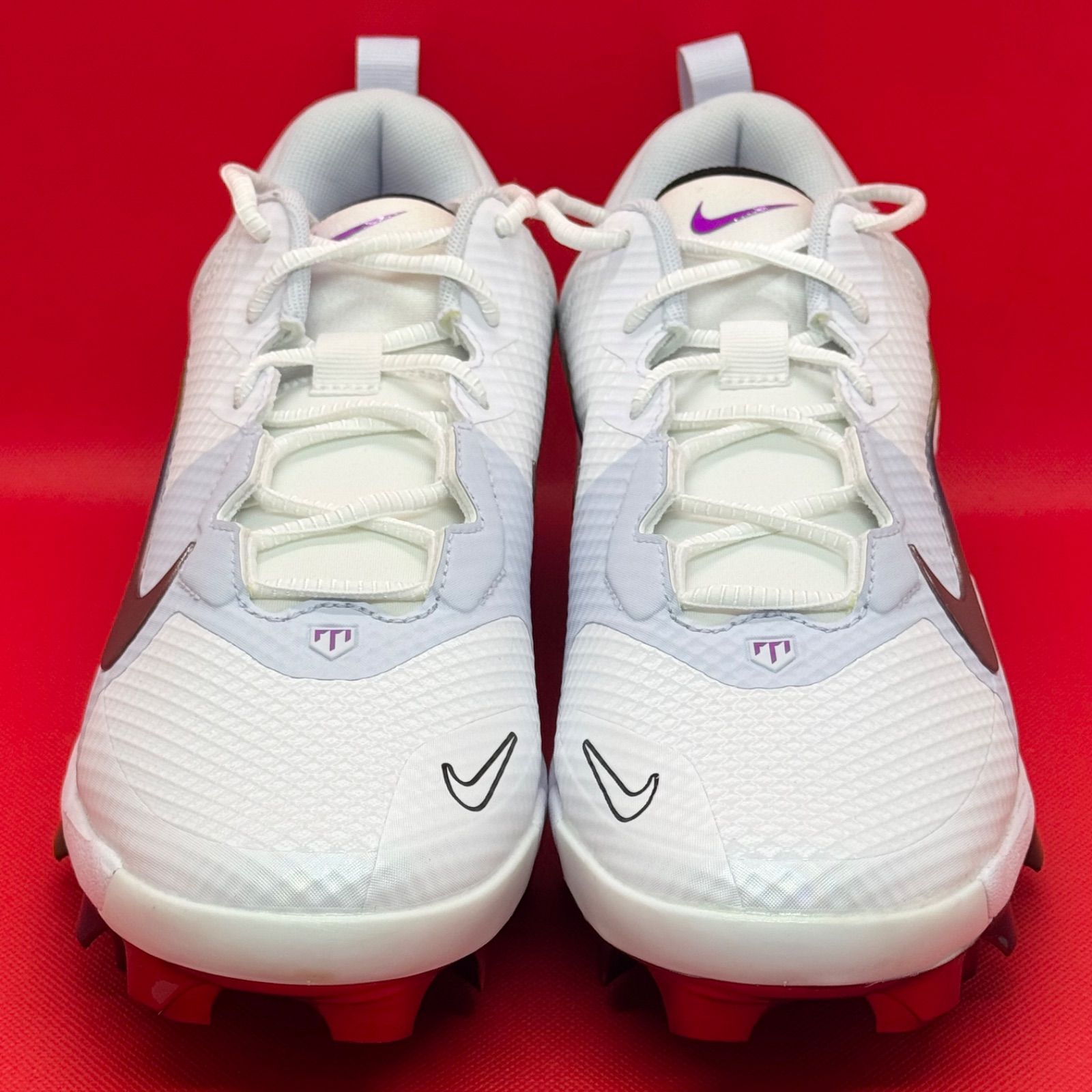 NIKE Trout Elite ホワイト ピンク Sサイズ バッティンググローブ