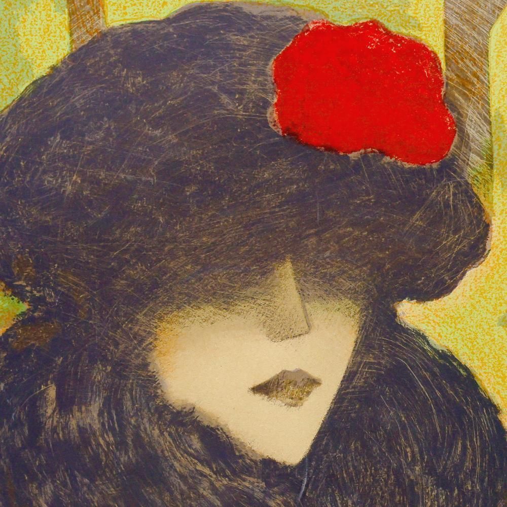 カシニョール カメリア リトグラフ 129/130 カシニョールカメリア