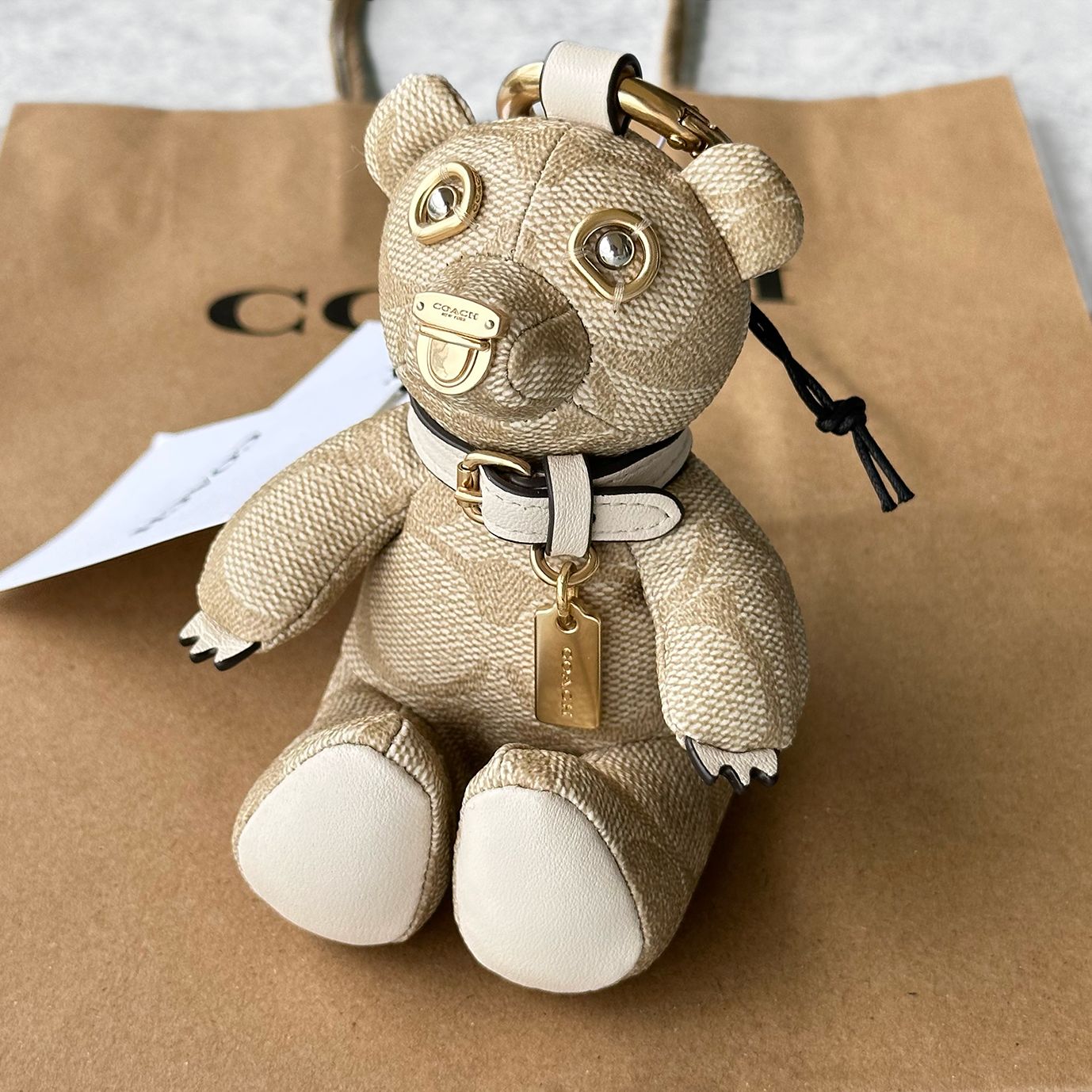 COACH コーチ クマのぬいぐるみ シグネチャー テディベア COACH コーチ