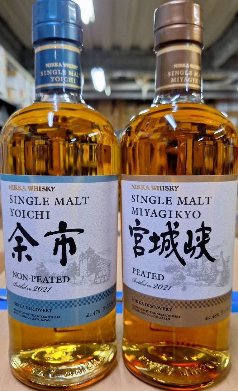 余市 ノンピーテッド 宮城峡 ピーテッド 4本 4本余市 ノンピーテッド