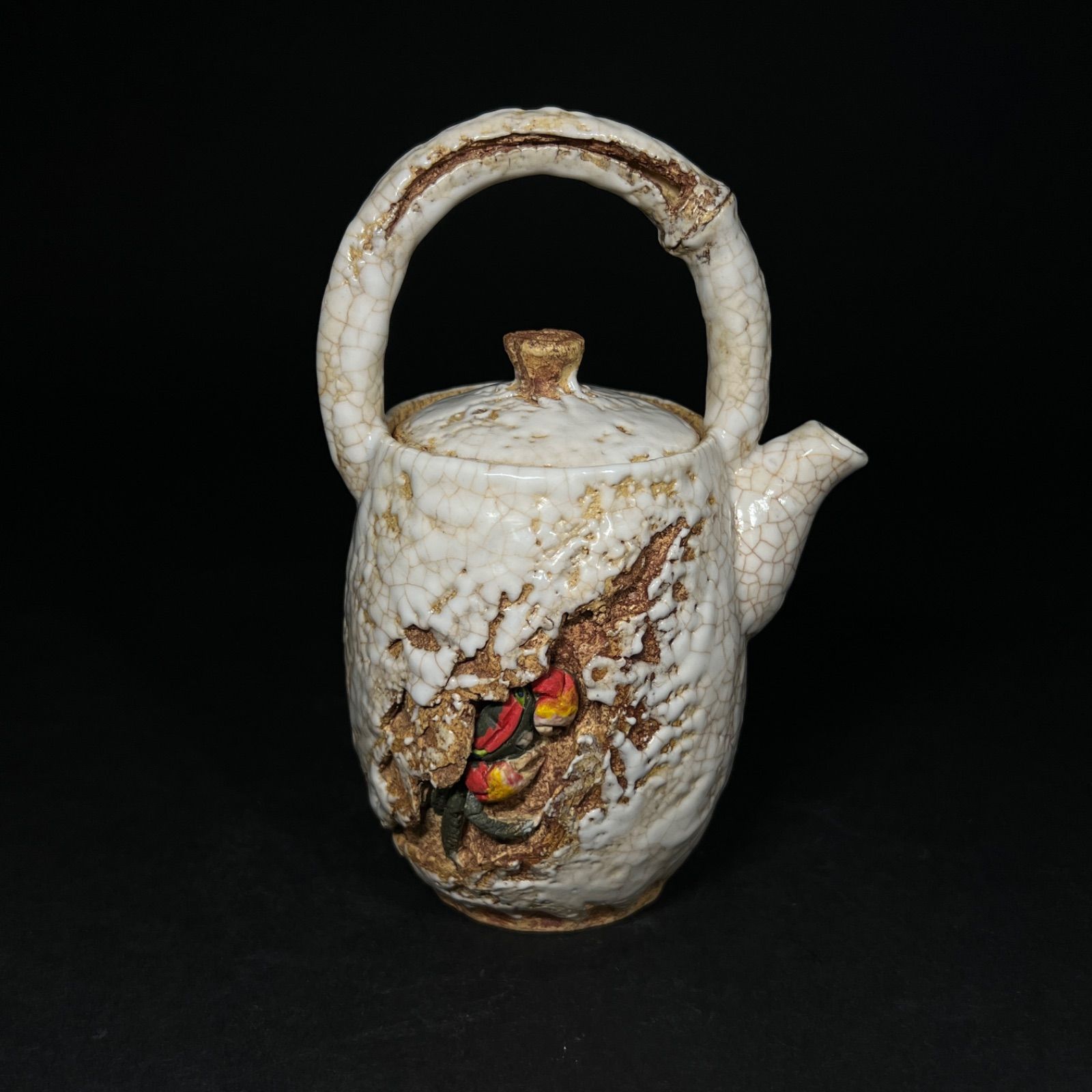 箕面焼 松田箕山 後手急須 茶器 【公式通販】