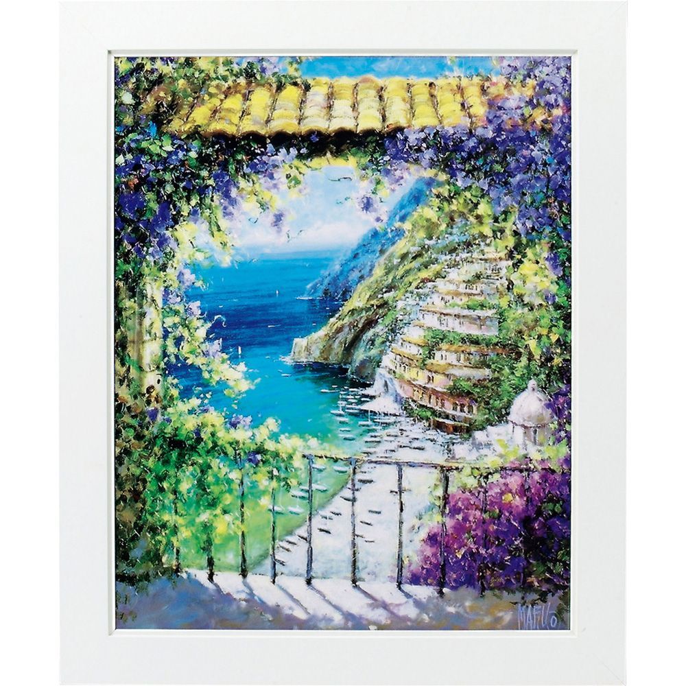 水墨画 掛軸 峨眉雲霭図 謝光力画 中国 絵画 山水 張大千大風堂 カラー