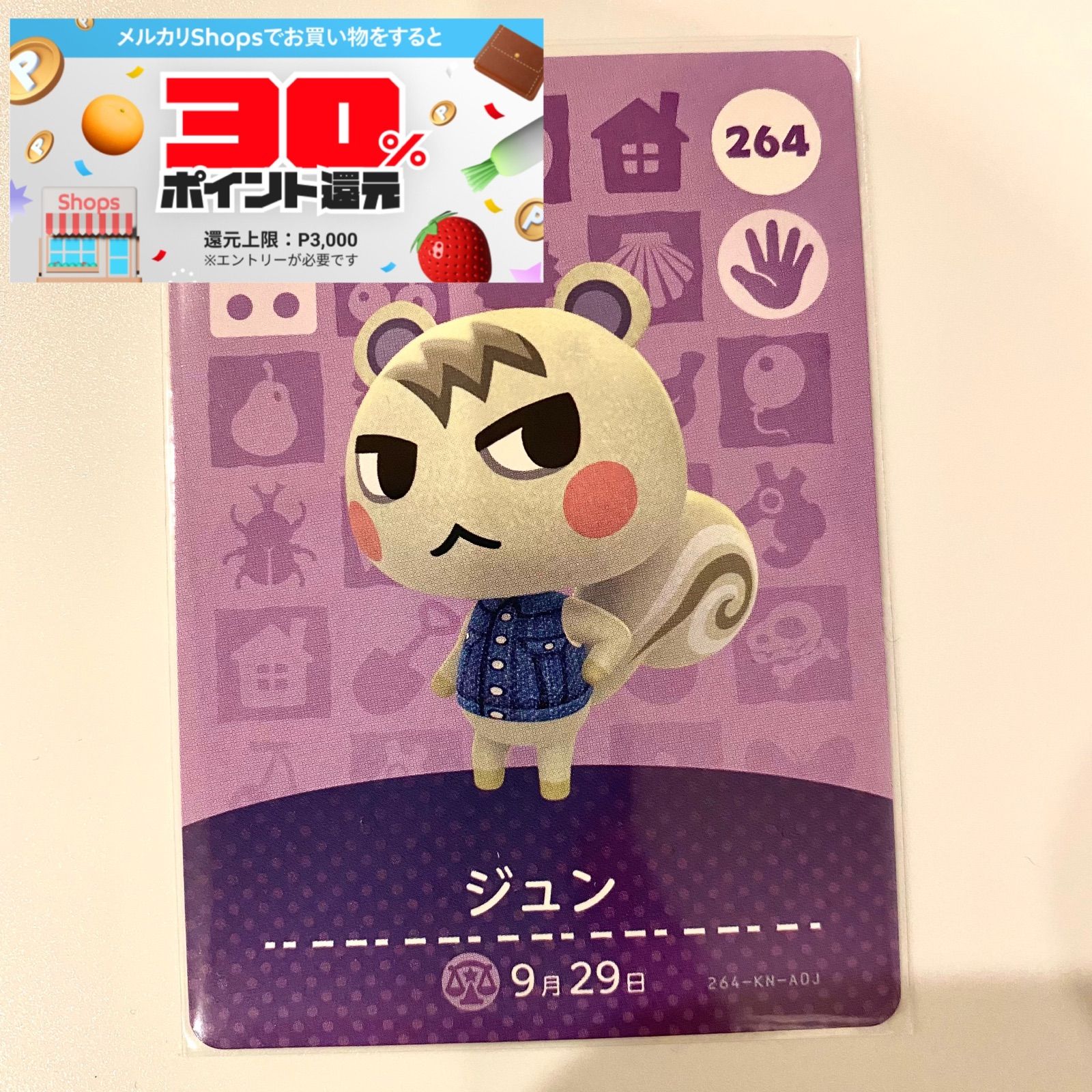 あつ森 amiiboカード ジュン amiiboカード ジュン amiiboカード ジュン