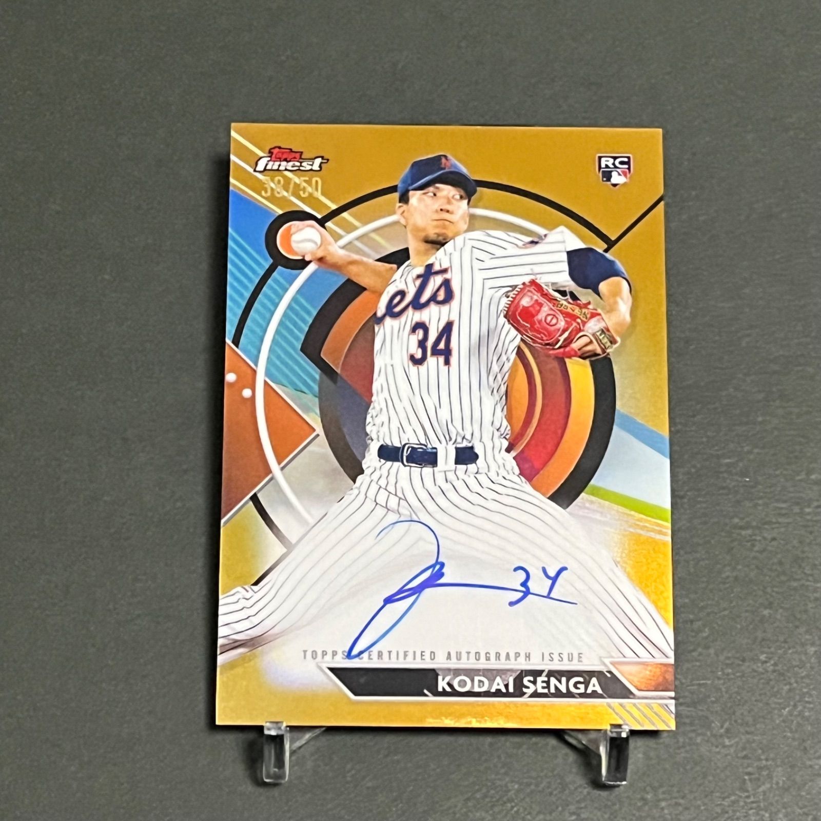 topps千賀滉大直筆サイン入り RCパッチカード