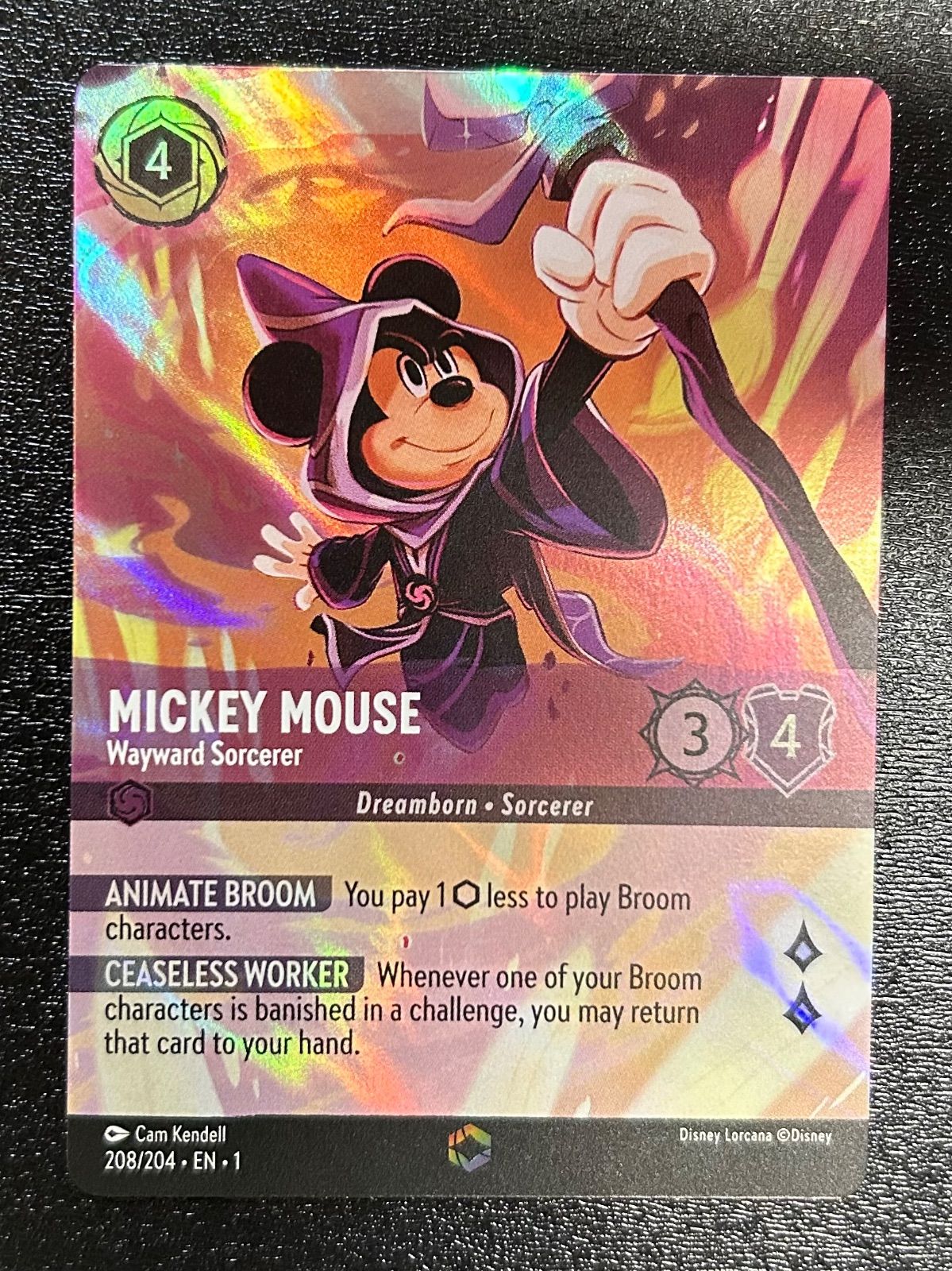 ディズニー ロルカナ LORCANA ミッキー 気まぐれな エンチャンテッド