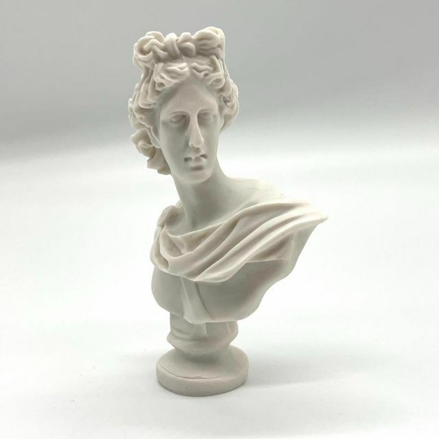 石膏像アポロ半面アポロン美術 デッサン ギリシャ神話 ヴェルヴェデーレ