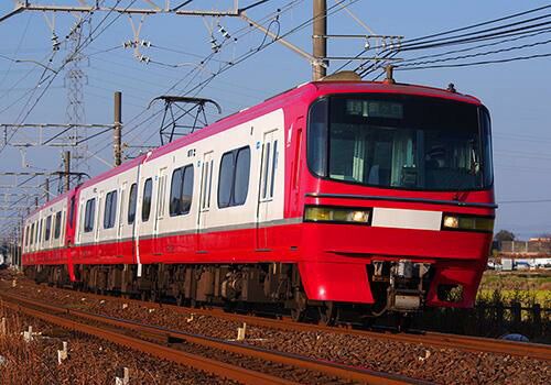 名鉄1800系（新塗装 行先表示点灯）基本2両編成セット（動力付き