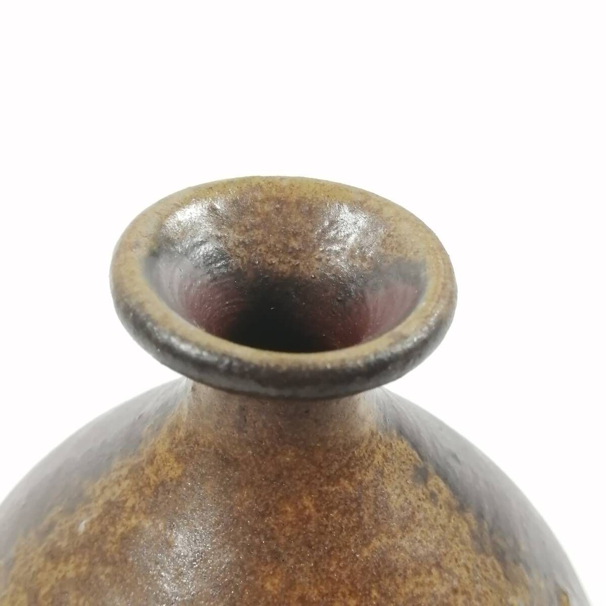 骨董品 壺 花瓶 窯焼 アンティーク 中古・骨董品】備前焼 壺 花瓶 日本六古