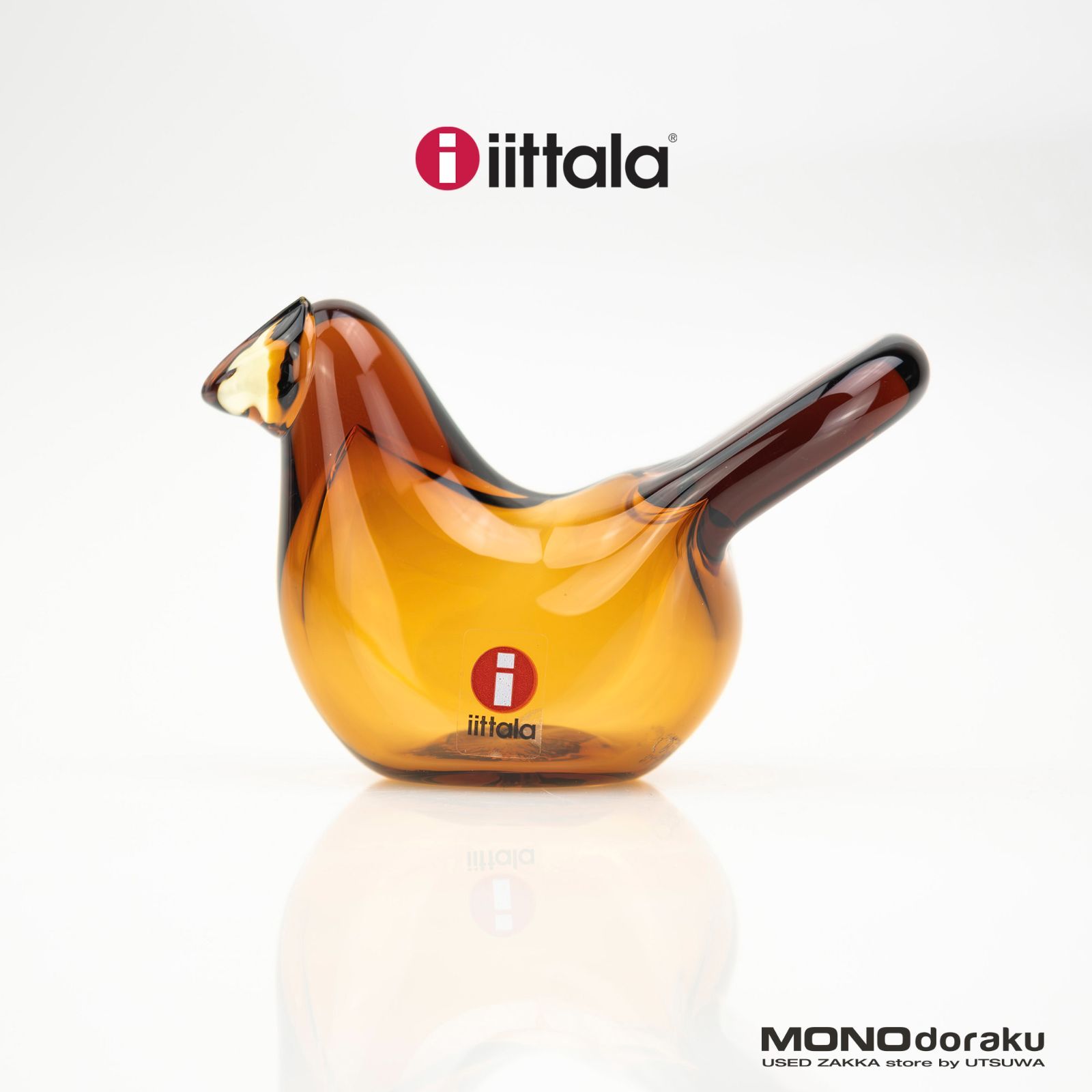 美品 iittala イッタラ BIRDS BY TOIKKA SIEPPO レモン・コッパー