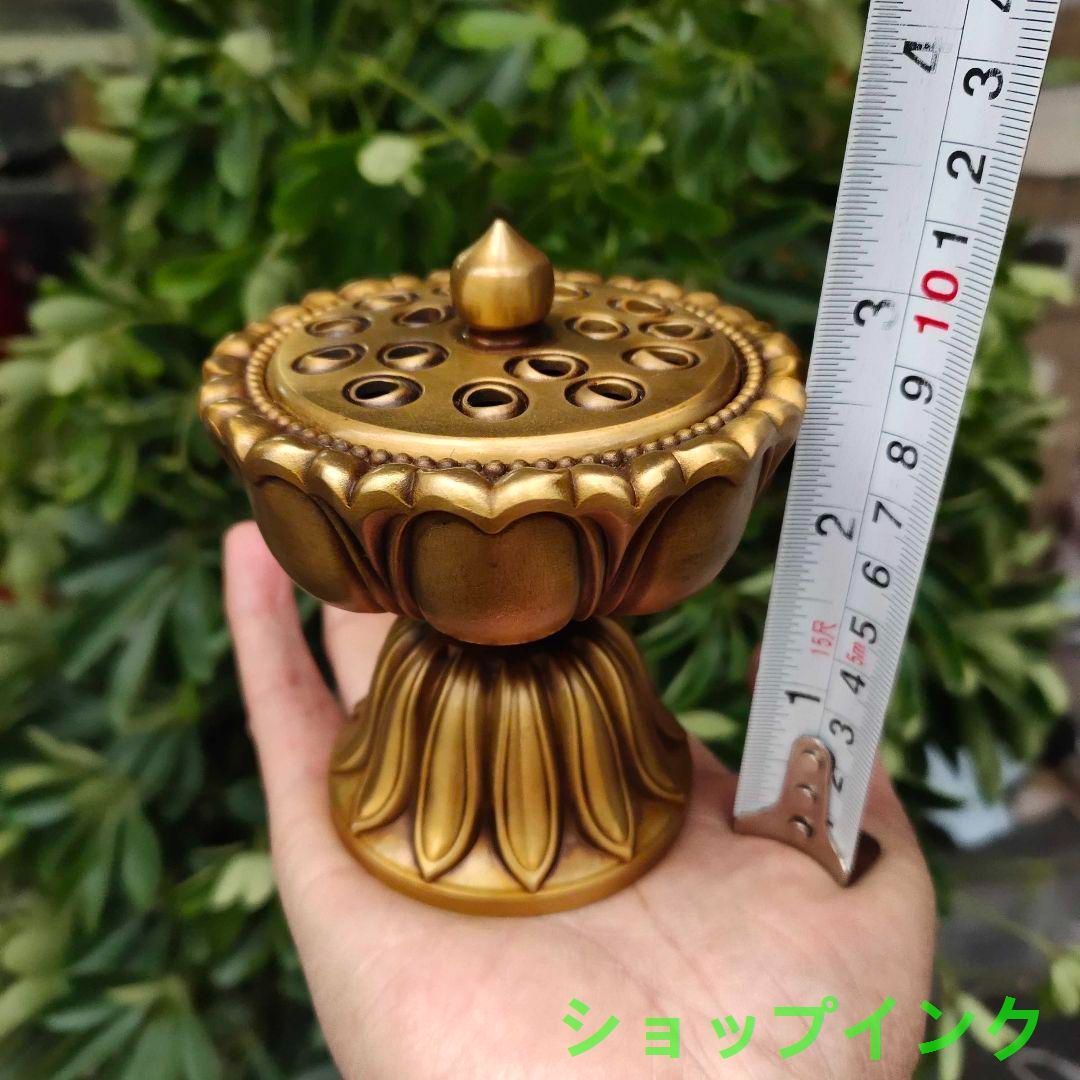 銅 細工 蓮華香炉 ショップ 茶道具 香道具 装飾品 工芸品 美術品 置物