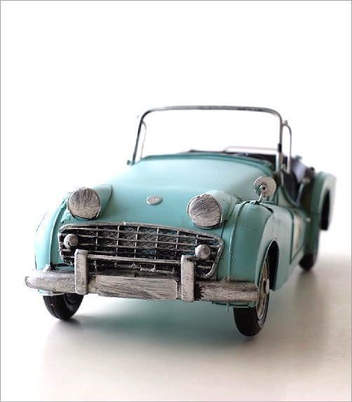 置物 オブジェ スポーツカー おもちゃ アンティーク おしゃれ レトロ
