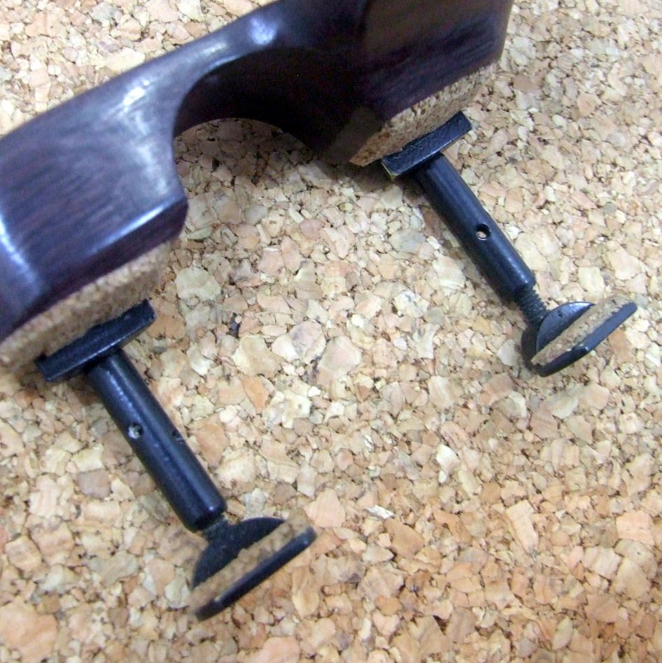 バイオリン顎当て アクセサリー 貴重品インドローズウッドガルネリ