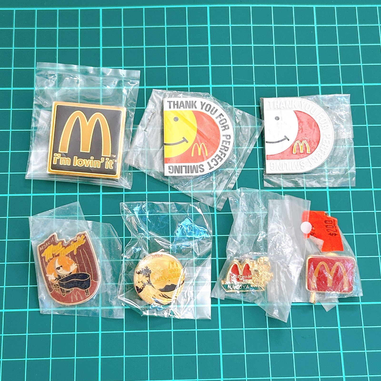 レア☆マクドナルドピンバッジなど7個セット 非売品 バッジ タイタック