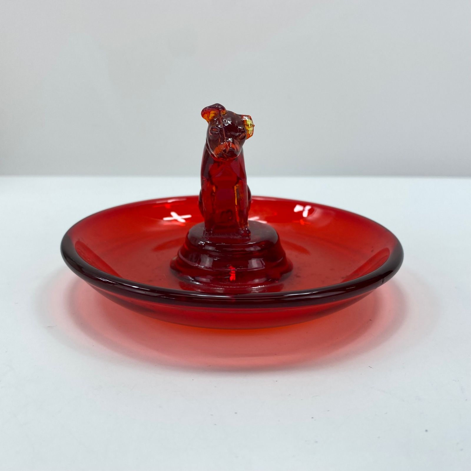 ビクター犬ニッパー君3色揃い 灰皿 ガラス製 アッシュトレイ ストア