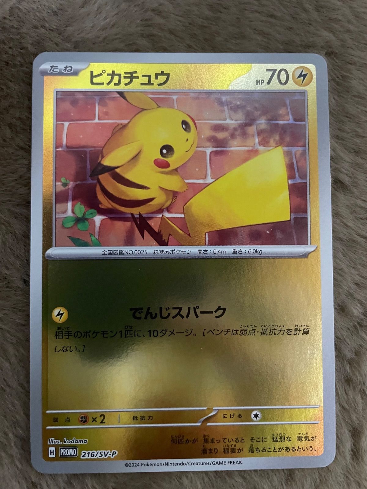 ⭐️【PSA10 】ピカチュウ ポケカの夏がキタ！ 216/SV-P PROMO