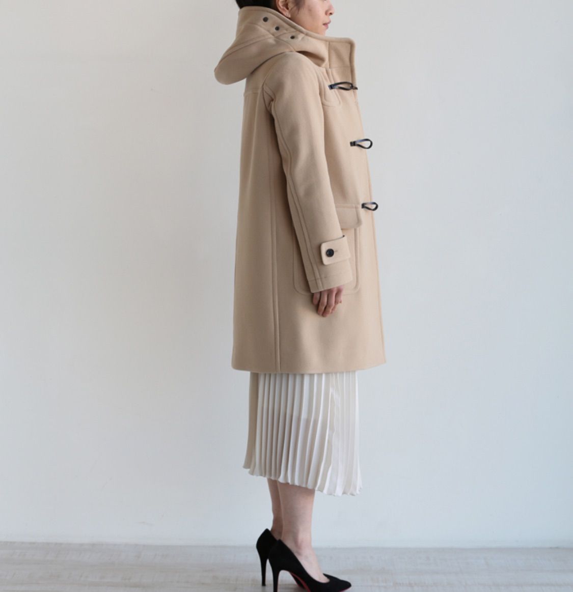 TOMORROWLAND 白 ダッフルコートMACPHEE Tomorrowland MACPHEEダッフル