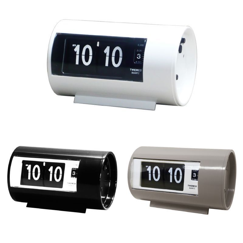 メルカリ最安値！TWEMCO トゥエンコ パタパタ時計 AP-28 GREY メルカリ