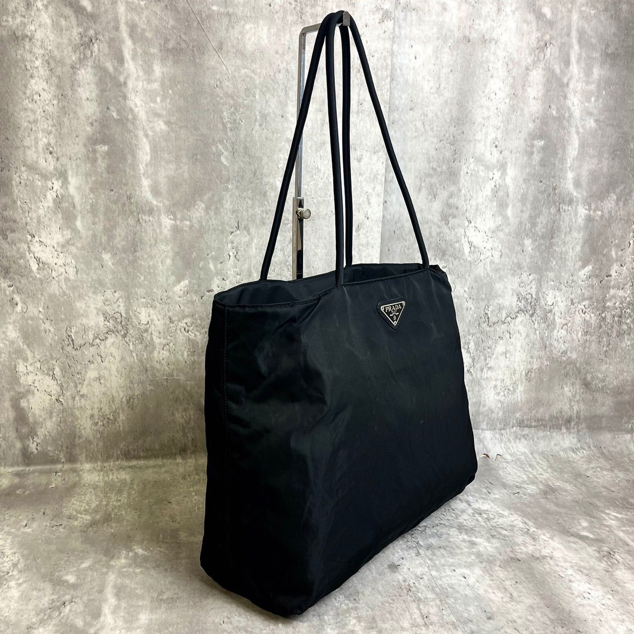 購入 PRADA プラダ ショルダートート ナイロン 三角ロゴ A4収納可能